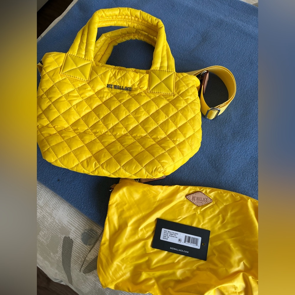EUC MZ Wallace sunflower Mini Metro Tote Deluxe.